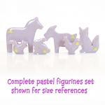 Lilac Squirrel Figurine wit..