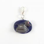 K-9 Charm with Silver Chain..