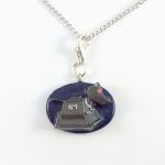 K-9 Charm with Silver Chain..