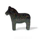 Black Dala Horse Figurine w..