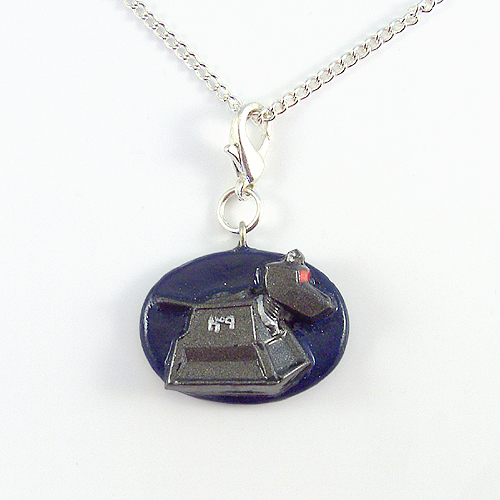 K-9 Charm with Silver Chain Necklace